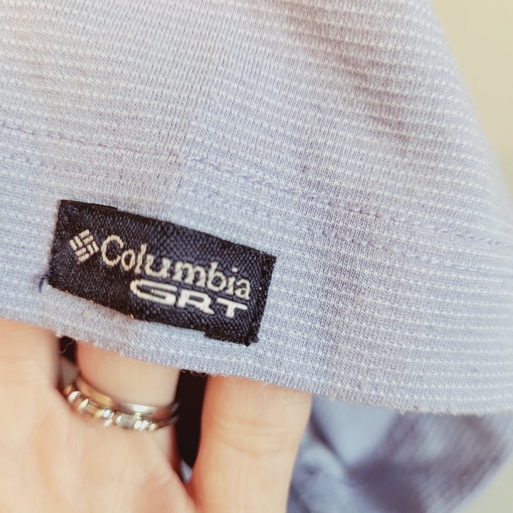 Columbia Sportswear Blue GRT OMNI-DRY Short Sleeve Shirt - Picture 10 of 10